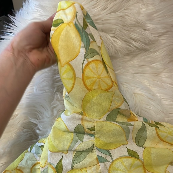 Avec Les Filles Yellow Floral Mini Dress - Picture 8 of 12